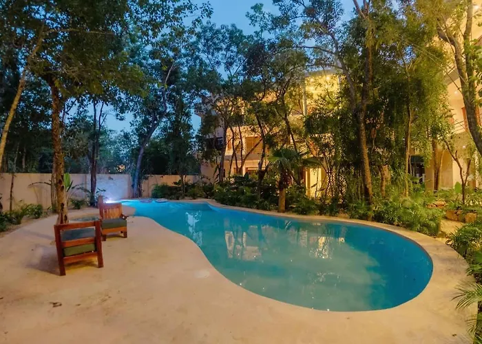 Casa de férias 3br Jungle Escape With Luxe Plunge Pool- Holistika Tulum